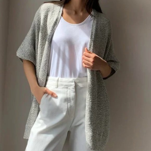 Aritzia Community Ionic Cape Cardigan Size XS/S Heather Grey - Picture 1 of 12